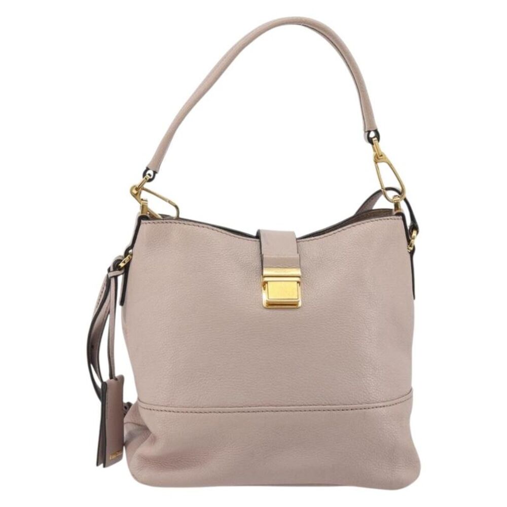 Miu Miu Madras Convertible Hobo Leather Pink Leather Shoulder Bag Bag